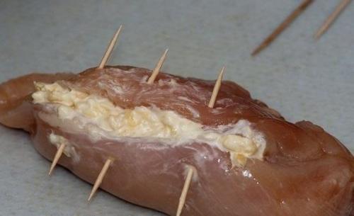 Фаршированные куриные грудки. 04