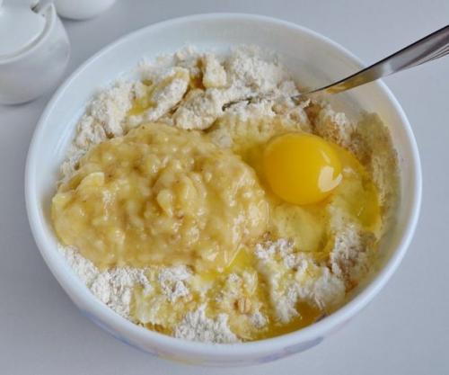 Кокосовое печенье с бананом. 01 Кокосовое печенье с бананом. 01