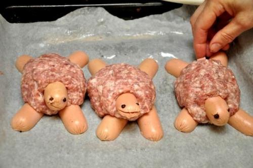 Котлеты Черепашки.   Ингредиенты: 03