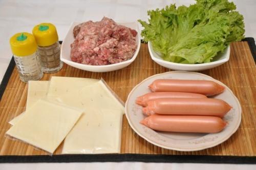 Котлеты Черепашки.   Ингредиенты: 01