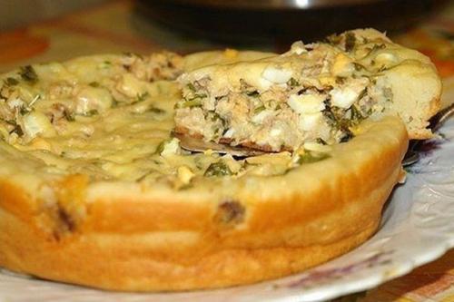 Быстрый рыбный пирог. 01 Быстрый рыбный пирог. 01