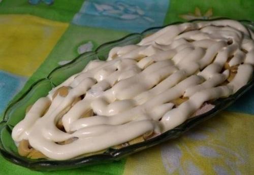 Салат Искушение.  Ингредиенты: 04