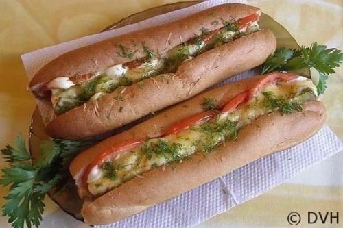 Хот-дог по домашнему.