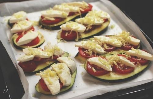 Баклажаны под помидорами с сыром. 05