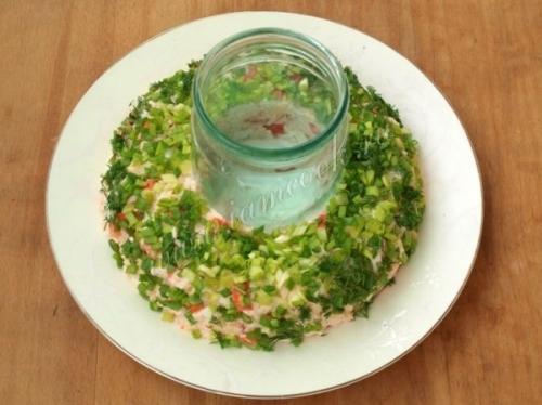 Салат Рождественский Венок. 05 Салат Рождественский Венок. 05