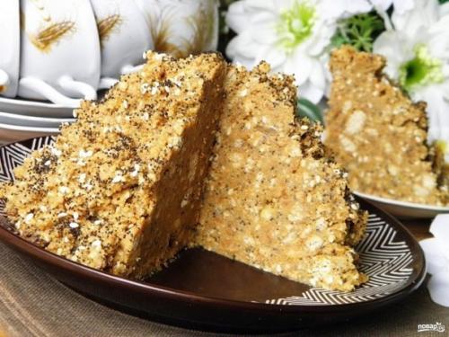 Торт Муравейник.  Готовится всего за 10 минут. 03