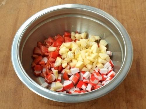 Салат Рождественский Венок. 01 Салат Рождественский Венок. 01