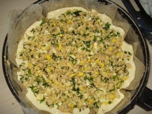 Простейший и довольно бюджетный рыбный пирог. 04 Простейший и довольно бюджетный рыбный пирог. 04