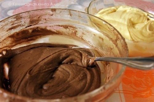 Пирог Зебра.  Ингредиенты: 01 Пирог Зебра.  Ингредиенты: 01