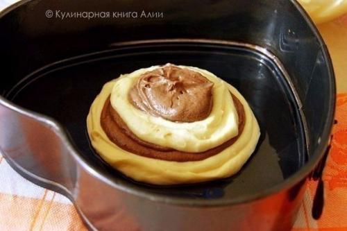 Пирог Зебра.  Ингредиенты: 03 Пирог Зебра.  Ингредиенты: 03