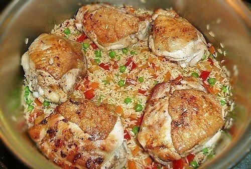 Рис с курицей - Arroz con Pollo. 03 Рис с курицей - Arroz con Pollo. 03