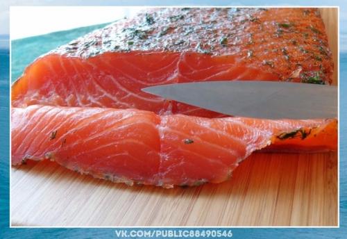 Настоящая вкуснятина.  Семга Гравлакс. 01