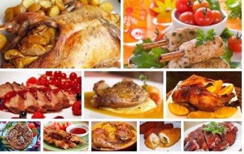 Новогодние блюда из птицы.


