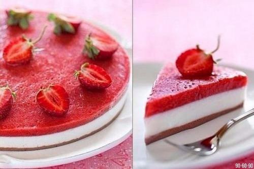 Йогуртовый фитнес - торт.
