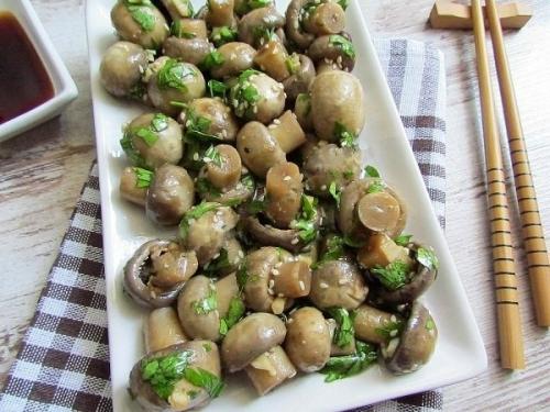 Шампиньоны по-корейски. Ингредиенты: Шампиньоны по-корейски. Ингредиенты: