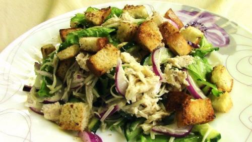 Салаты с сухариками: топ - 7 рецептов? 06