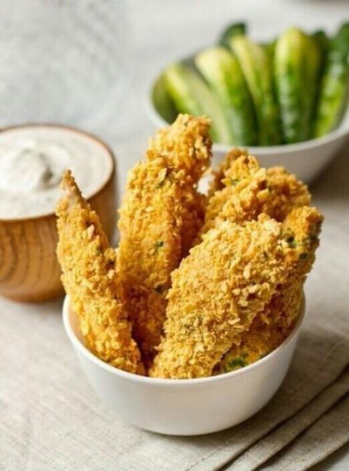 Куриное Филе с хрустящей овсяной корочкой. Куриное Филе с хрустящей овсяной корочкой.