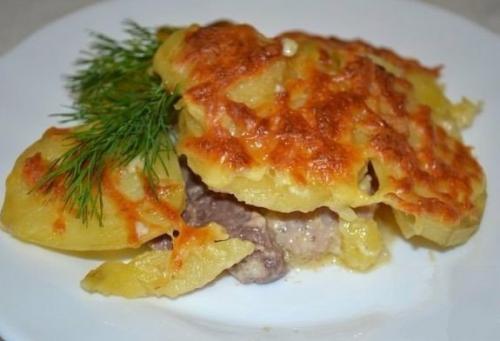 Картофель с мясом по-французски. 06