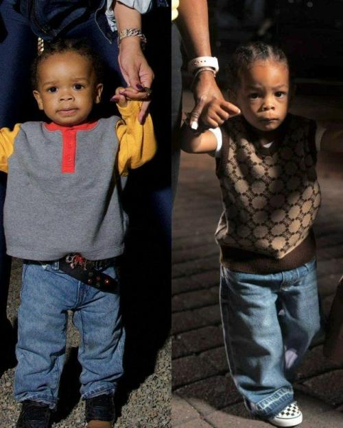 Папарацци удалось поймать Рианна и A$AP Rocky на прогулке со всеми тремя детьми - кадры, которые появляются нечасто и сразу разлетаются по сети. 01