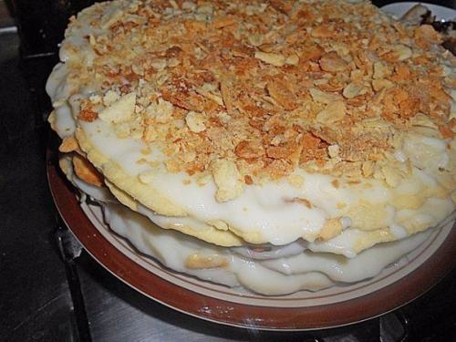 Торт Наполеон. Предлагаю вам рецепт очень простого, но потрясающего торта * Наполеон * - это лучший рецепт, который я готовила! 06 Торт Наполеон. Предлагаю вам рецепт очень простого, но потрясающего торта * Наполеон * - это лучший рецепт, который я готовила! 06