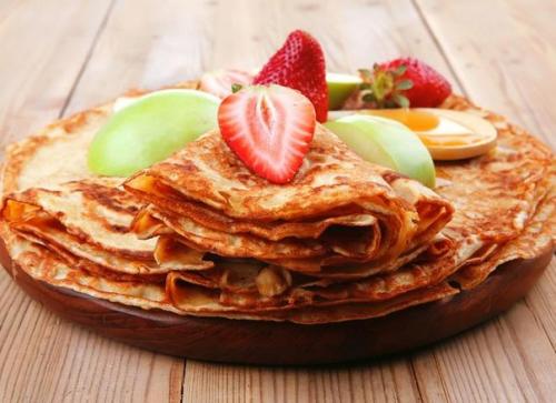 Диетические блинчики на кефире. 
