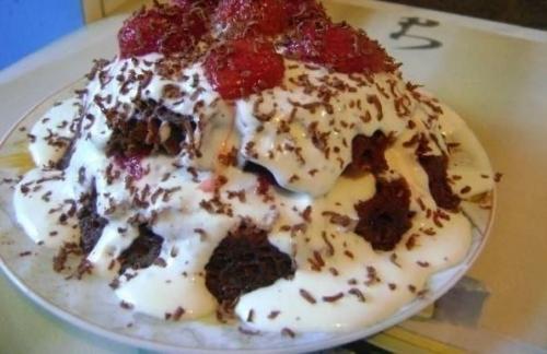 Торт Минутка.  Ингредиенты: 06