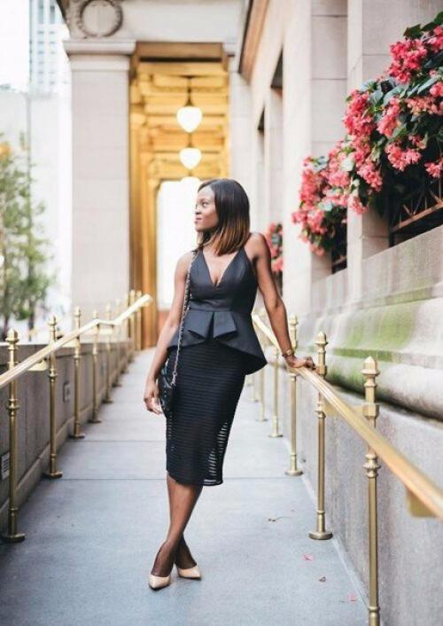 Какой верх подобрать к юбке - карандаш? 

