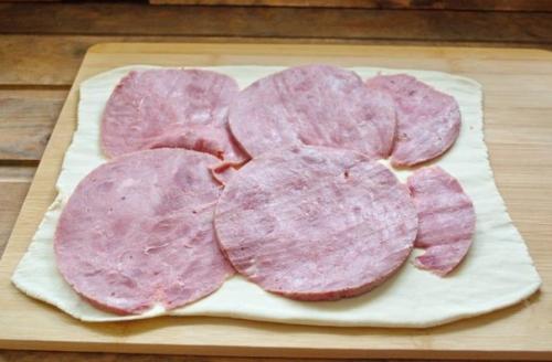 Запеченные рулетики с ветчиной и сыром. 01 Запеченные рулетики с ветчиной и сыром. 01