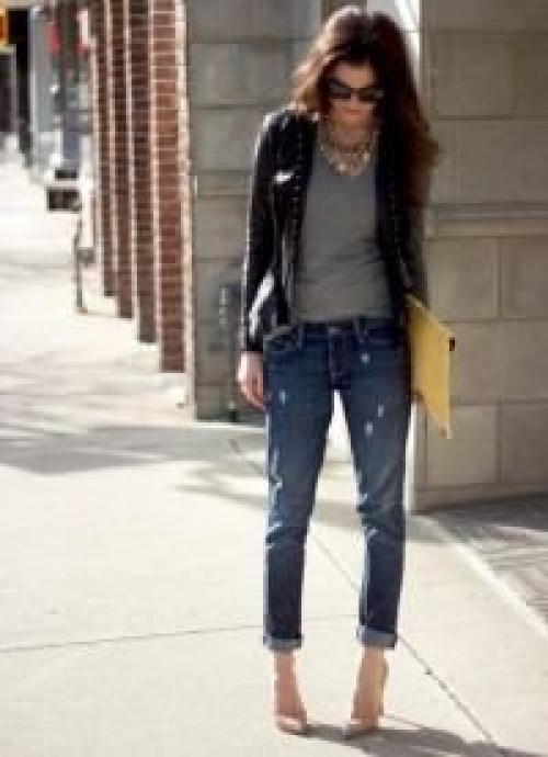 С какой обувью носить укороченные брюки? 

