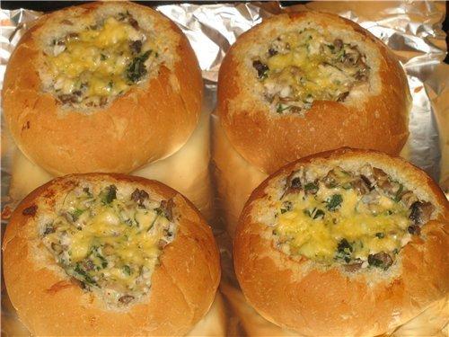Фаршированные булочки - быстрый завтрак. 08