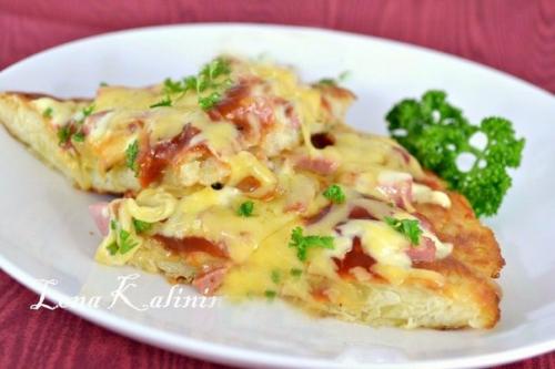 Картофельная пицца на СКОВОРОДЕ.

