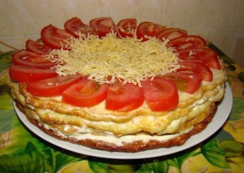 Закусочный Торт из кабачков? 05 Закусочный Торт из кабачков? 05