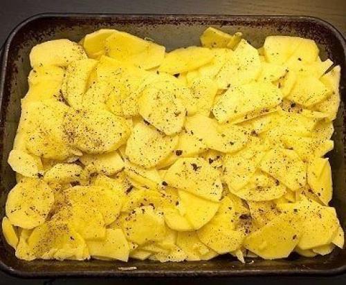 Запеканка из картофеля с курицей. 02