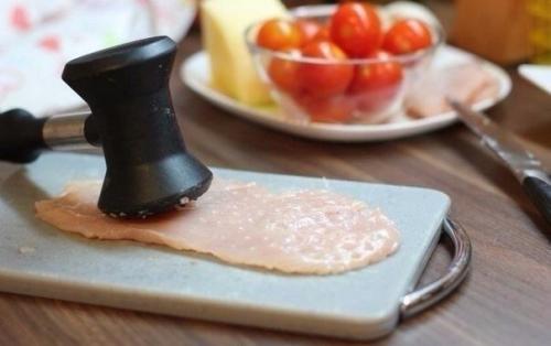 Курица под помидорами и сыром. 01 Курица под помидорами и сыром. 01