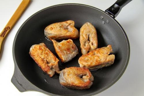 Горбуша в грибном соусе. 04