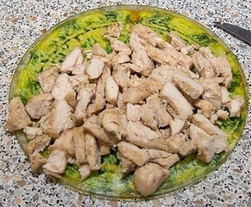 Шаверма.   Ингредиенты:  Куриная грудка (или другое мясо) - 1 шт. 02