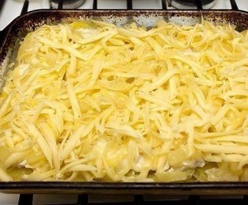 Запеканка из картофеля с курицей. 01