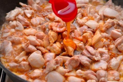 Фарфалле с курицей и медом. 04