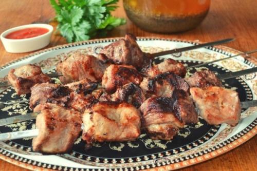 Шашлык на квасе.