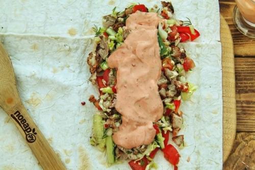 Шаурма с шашлыком. 03