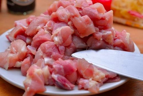 Фарфалле с курицей и медом. 01