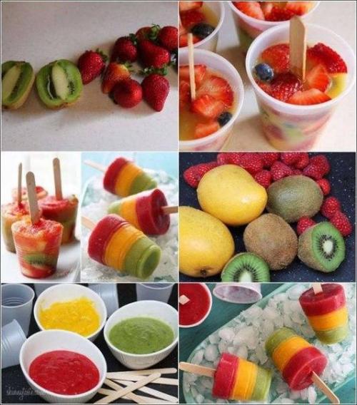 Фруктовое мороженое легко и быстро, то что нужно жарким летом.