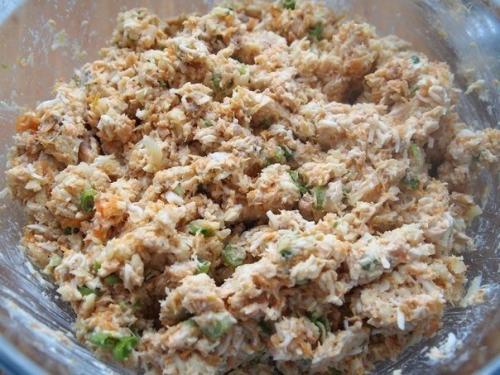 Салатные шарики А-ля Мимоза. 05