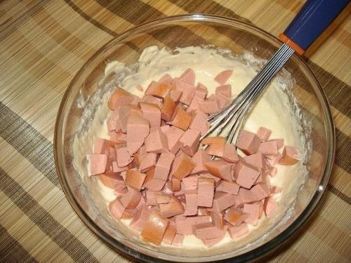 Мясной кекс.  Ингредиенты: 02