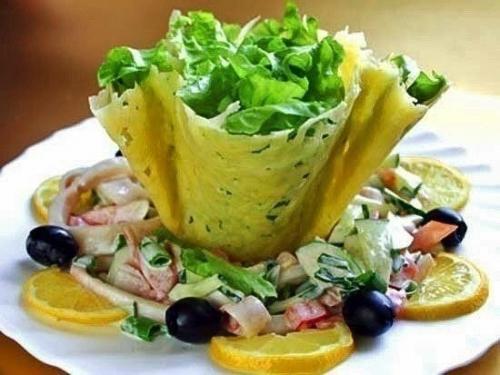 Сырные корзиночки.

Ингредиенты: 

