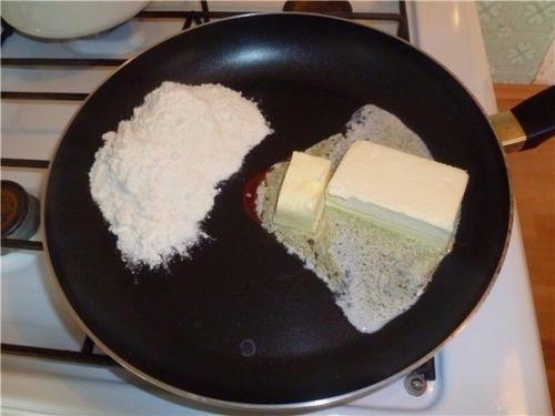 Свинина, запеченная с овощами под соусом бешамель. 03