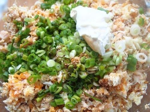 Салатные шарики А-ля Мимоза. 04