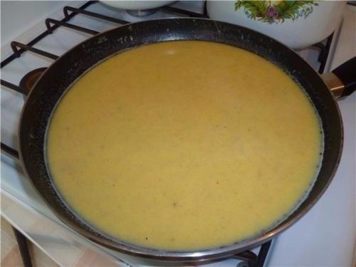 Свинина, запеченная с овощами под соусом бешамель. 05