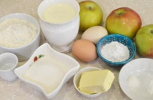 Пирог Невесомость.  Ингредиенты: 01