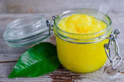 Лимонный скраб для тела своими руками?